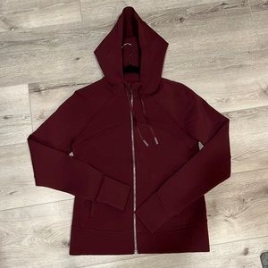 Lululemon Tech Lux Jacket sz 10 Burgundy